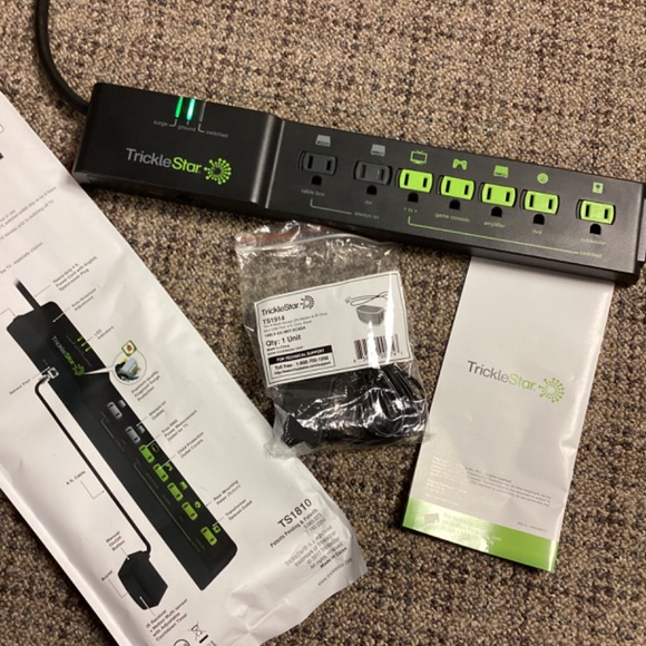 TrickleStar 7 Outlet Advanced PowerStrip+  NEW  * Surge Protector - Picture 4 of 9